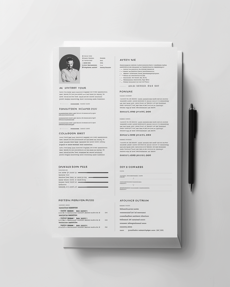 Exemple de CV avant optimisation Linkedpro